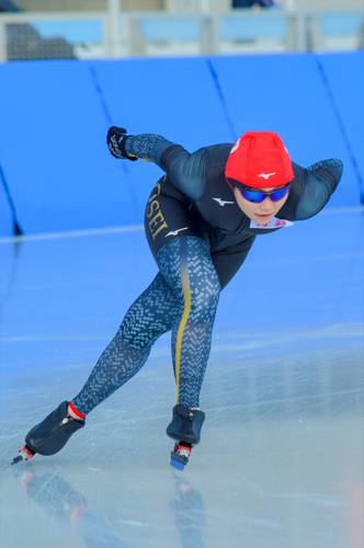 【少年女子3000メートル予選】2組5位で決勝に進出した八学光星高の佐々木さや
