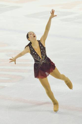 【フィギュア成年女子フリー】総合9位だった廣谷帆香=日光霧降アイスアリーナ