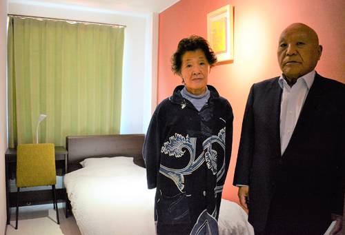 「種市の活性化につなげたい」と話す横手昭道さん(右)と柳澤幸子さん