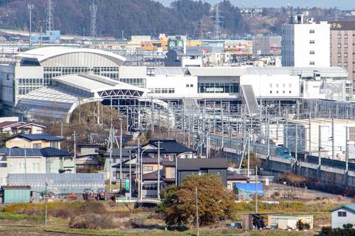 開業から20年の節目を迎えた東北新幹線八戸駅。八戸市は観光都市として発展を遂げた=11月25日
