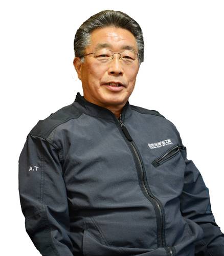 粒来敦雄社長