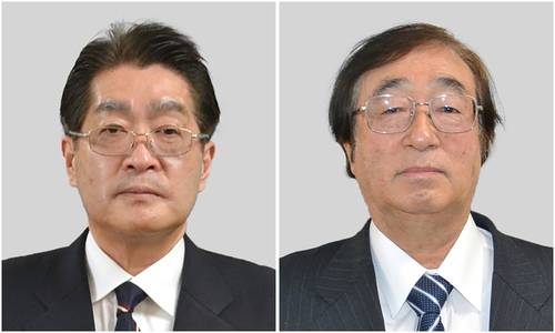 小屋敷孝氏(左)と日當正男氏