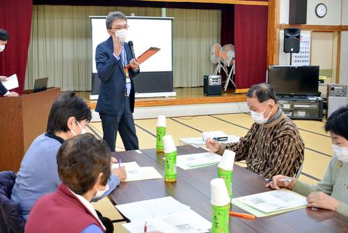 生活支援パートナーの役割や地域共生社会について学ぶ町民