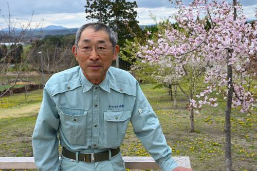 「今熊を新たな桜の名所にしたい」と意気込む大西勇雄さん