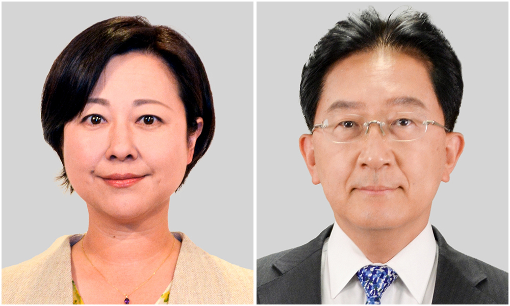 千葉 絢子氏(左)、達増 拓也氏