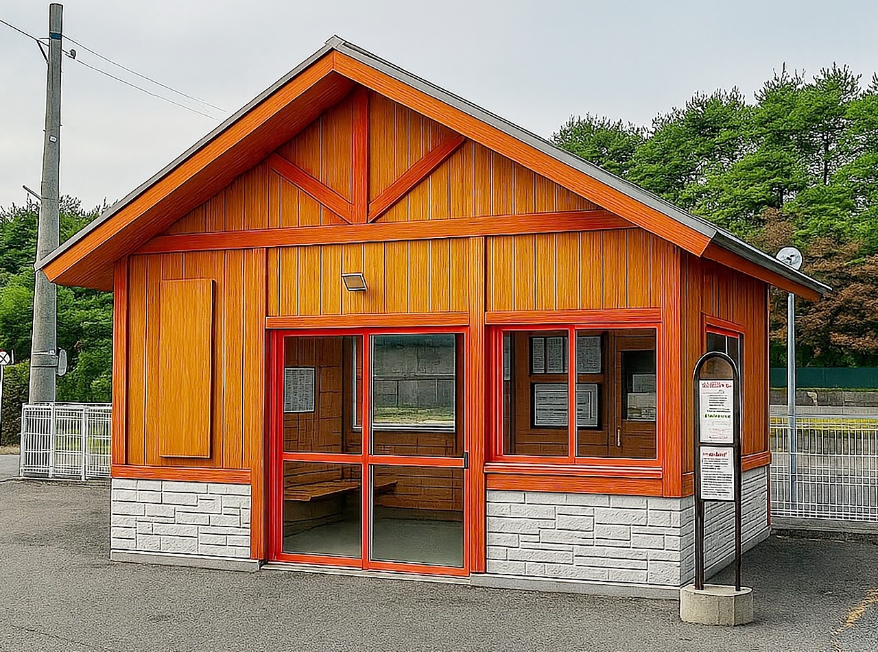 リニューアル後のJR種差海岸駅のイメージ(JR東日本青森支店提供)