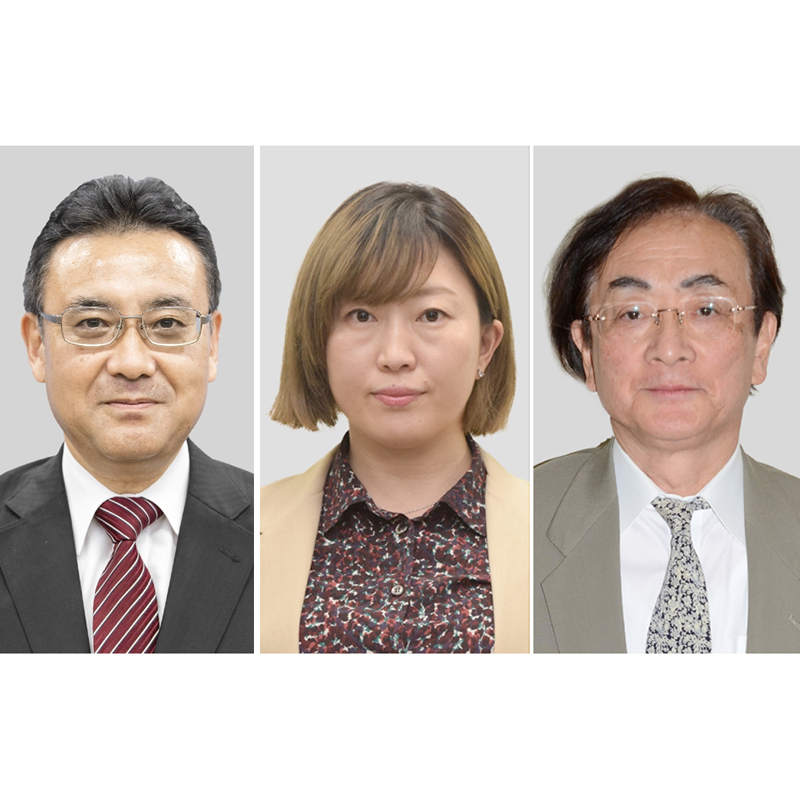(左から)熊谷雄一氏、高砂充希子氏、清水文雄氏